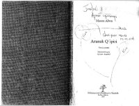 cover of the book Arunak q'ipiri: Poesía aimara. Edición bilingüe Aymara - Español