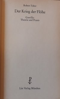 cover of the book Der Krieg der Flöhe. Guerilla: Theorie und Praxis