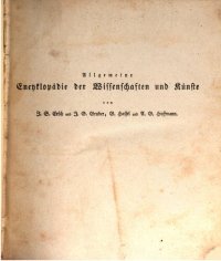 cover of the book Allgemeine Encyclopädie der Wissenschaften und Künste in alphabetischer Folge / Zweite Section : Herpestes bis Hibiscus