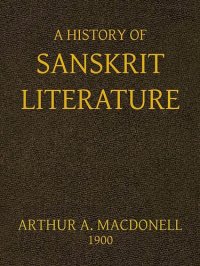 cover of the book A History of Sanskrit Literature