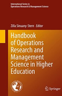 cover of the book Handbook of Operations Research and Management Science in Higher Education