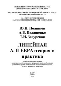 cover of the book Линейная алгебра: теория и практика: Учебно-методическое пособие