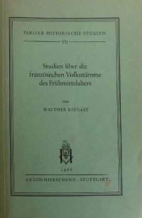 cover of the book Studien über die französischen Volksstämme des Frühmittelalters