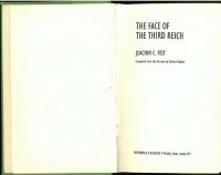 cover of the book The Face of the Third Reich