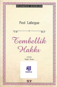 cover of the book Tembellik Hakkı