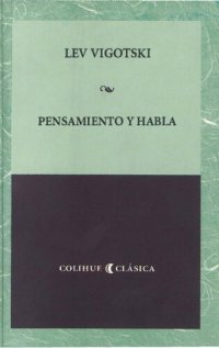 cover of the book Pensamiento y habla