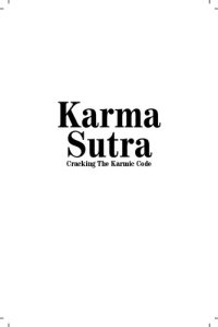 cover of the book Karma Sutra: Cracking the Karmic Code