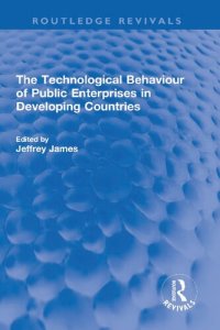 cover of the book The Technological Behaviour of Public Enterprises in Developing Countries