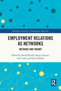 cover of the book Employment Relations as Networks: Methods and Theory