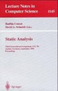 cover of the book Static Analysis: Third International Symposium, SAS '96 Aachen, Germany, September 24–26, 1996 Proceedings