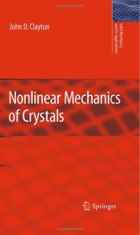 cover of the book Nonlinear Mechanics of Crystals 