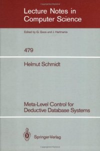 cover of the book Meta-Level Control for Deductive Database Systems