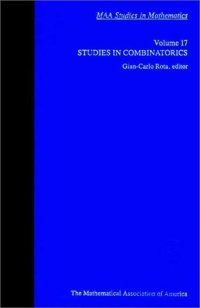 cover of the book Studies in Combinatorics: 17 