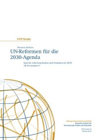 cover of the book UN-Reformen für die 2030-Agenda : Sind die Arbeitsmethoden und Praktiken des HLPF »fit for purpose«?