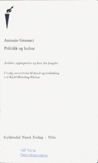 cover of the book Politikk og kultur : artikler, opptegnelser og brev fra fengslet