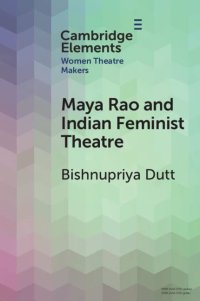 cover of the book Maya Rao and Indian Feminist Theatre