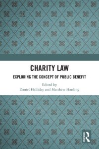 cover of the book Charity Law: Exploring the Concept of Public Benefit