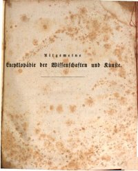 cover of the book Allgemeine Encyclopädie der Wissenschaften und Künste in alphabetischer Folge / Dritte Section : Pacholenus bis Palermo-Seide