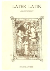 cover of the book Later Latin. An anthology