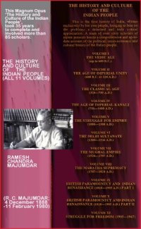 cover of the book The History and Culture of the Indian People - All 11 Volumes  (R. C. Majumdar)