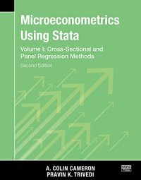 cover of the book Microeconometrics Using Stata, Second Edition, Volume I: Cross-Sectional and Panel Regression Models