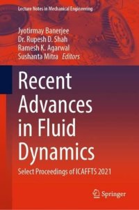 cover of the book Recent Advances in Fluid Dynamics: Select Proceedings of ICAFFTS 2021