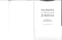 cover of the book Filosofía. Una introducción para juristas