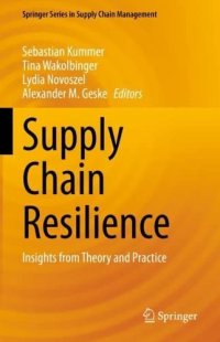 cover of the book Supply Chain Resilience: Insights from Theory and Practice