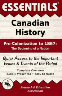 cover of the book Canadian History: Pre-Colonization to 1867 Essentials