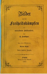 cover of the book Bilder aus den Freiheitskämpfen des Neunzehnten Jahrhunderts