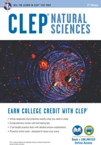 cover of the book CLEP® Natural Sciences Book + Online