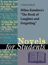 cover of the book A Study Guide for Milan Kundera's "The Book of Laughter and Forgetting"