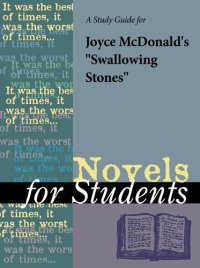 cover of the book A Study Guide for Joyce McDonald's "Swallowing Stones"