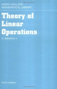 cover of the book Theory of Linear Operations