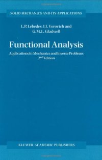 cover of the book Functional Analysis: Applications in Mechanics and Inverse Problems 