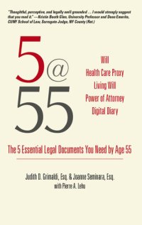 cover of the book 5@55: The 5 Essential Legal Documents You Need by Age 55