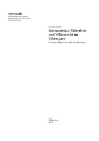 cover of the book Internationale Sicherheit und Völkerrecht im Cyberspace : Für klarere Regeln und mehr Verantwortung