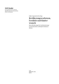 cover of the book Bevölkerungswachstum, Fertilität und Kinderwunsch : Herausforderungen für die Entwicklungszusammenarbeit am Beispiel Subsahara-Afrikas