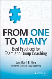 cover of the book From One to Many: Best Practices for Team and Group Coaching