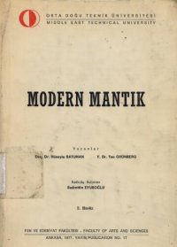 cover of the book Modern Mantık