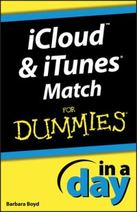 cover of the book iCloud and iTunes Match In A Day For Dummies