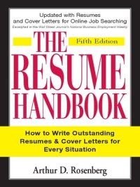 cover of the book The Resume Handbook: How to Write Outstanding Resumes and Cover Letters for Every Situation