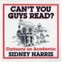 cover of the book Can't You Guys Read? Cartoons on Academia