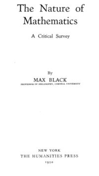 cover of the book The Nature of Mathematics