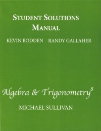 cover of the book Trigonometry: A Unit Circle Approach Student Solutions Manual 