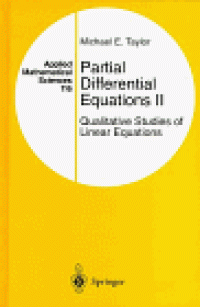 cover of the book Partial Differential Equations: Qualitative Studies of Linear Equations