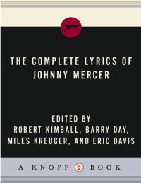 cover of the book The Complete Lyrics of Johnny Mercer