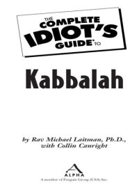 cover of the book The Complete Idiot's Guide to Kabbalah