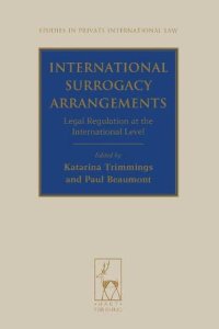 cover of the book International Surrogacy Arrangements: Legal Regulation at the International Level