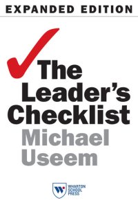 cover of the book The Leader's Checklist, Expanded Edition: 15 Mission-Critical Principles